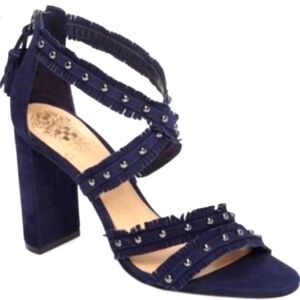 Vince Camuto- Machila - Dark Blue Suede Sandal
